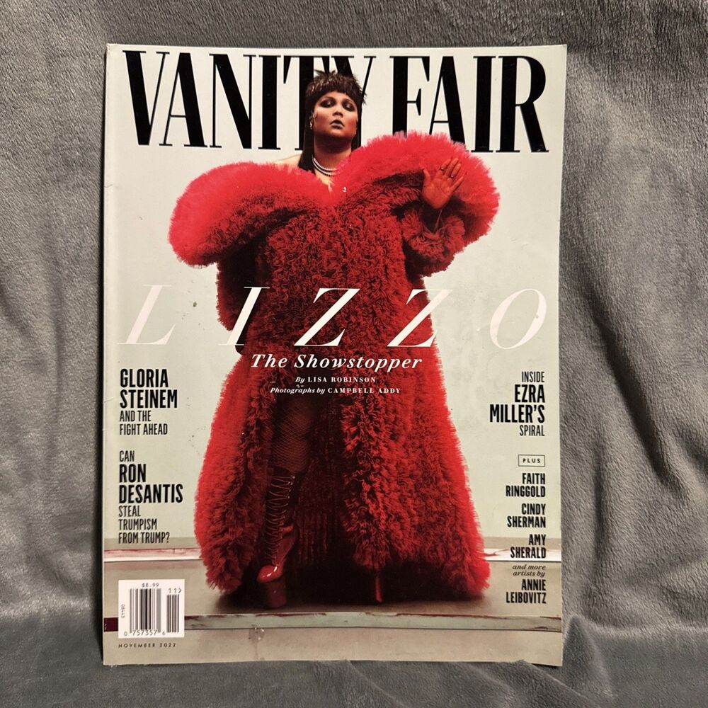 LIZZO The Showstopper Vanity Fair UK Magazine November 2022 Gloria Steinem